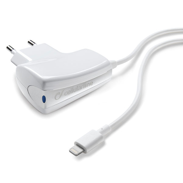 Сетевое зарядное устройство для Apple Cellular Line Lightning